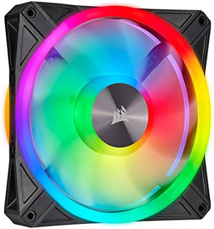 Corsair QL Series QL140 RGB 140mm LED Fan - Single Pack, Black (CO-9050099-WW)