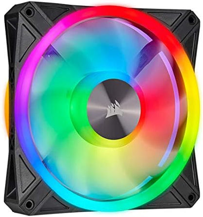 Corsair QL Series QL140 RGB 140mm LED Fan - Single Pack, Black (CO-9050099-WW)
