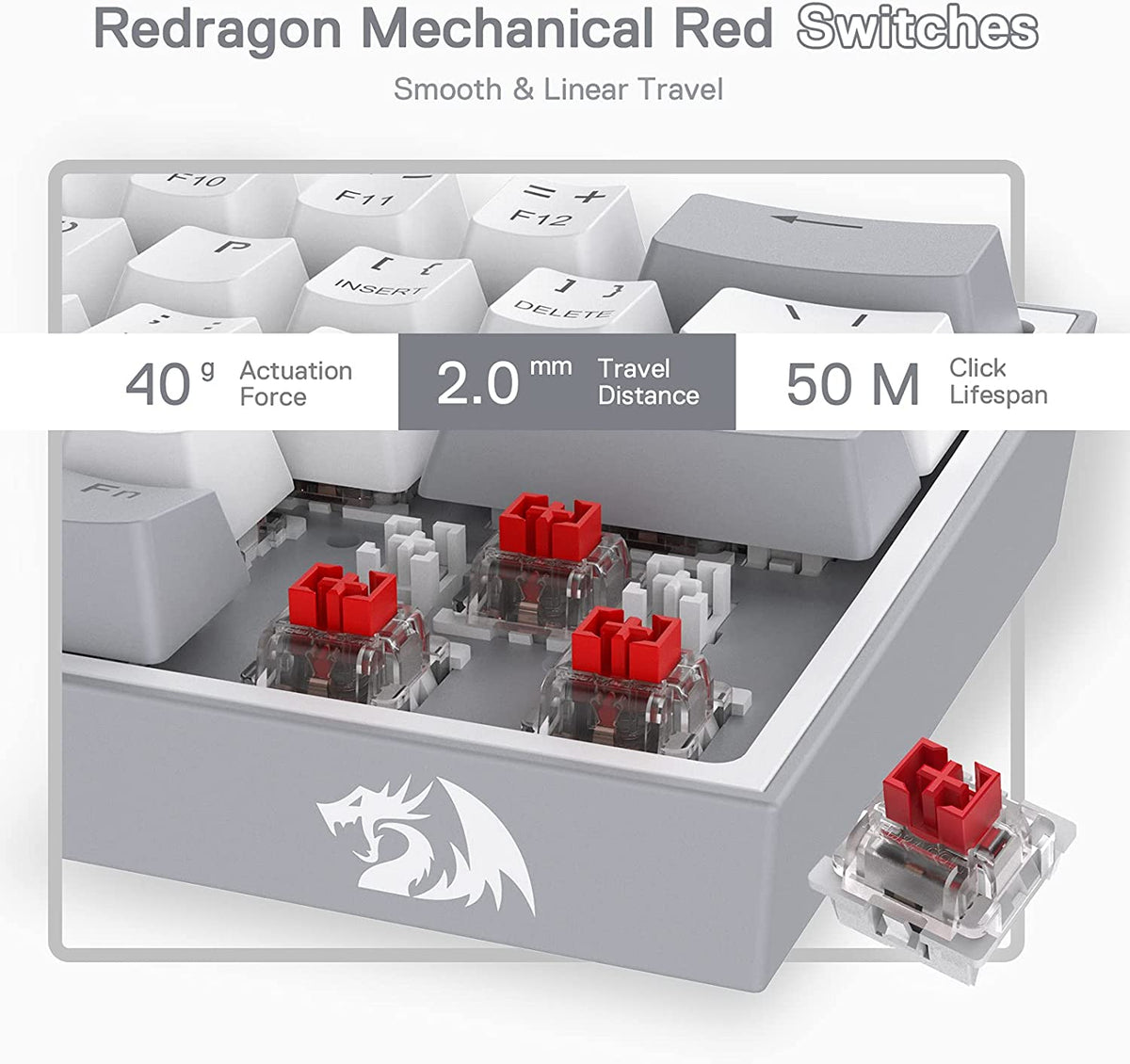 K617 Wired 60% Compact Hot-Swappable RGB Mechanical Gaming Keyboard