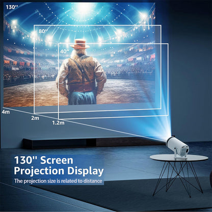 Portable 4K HD Bluetooth Mini Projector Y5S for Home Theater Use