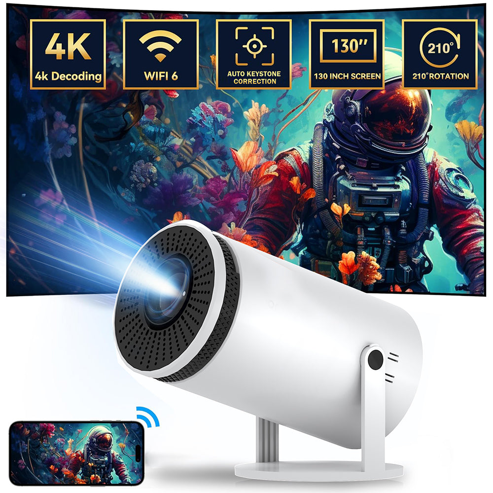 Portable 4K HD Bluetooth Mini Projector Y5S for Home Theater Use