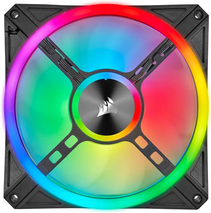Corsair QL Series QL140 RGB 140mm LED Fan - Single Pack, Black (CO-9050099-WW)