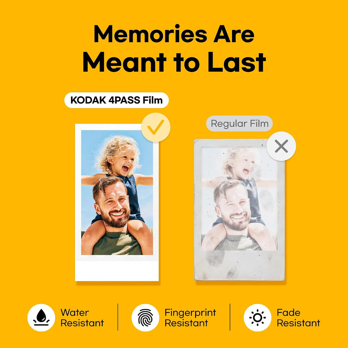 KODAK Mini 2 Retro Portable 2x3 Photo Printer with 4PASS Technology, Includes 38 Sheets, White