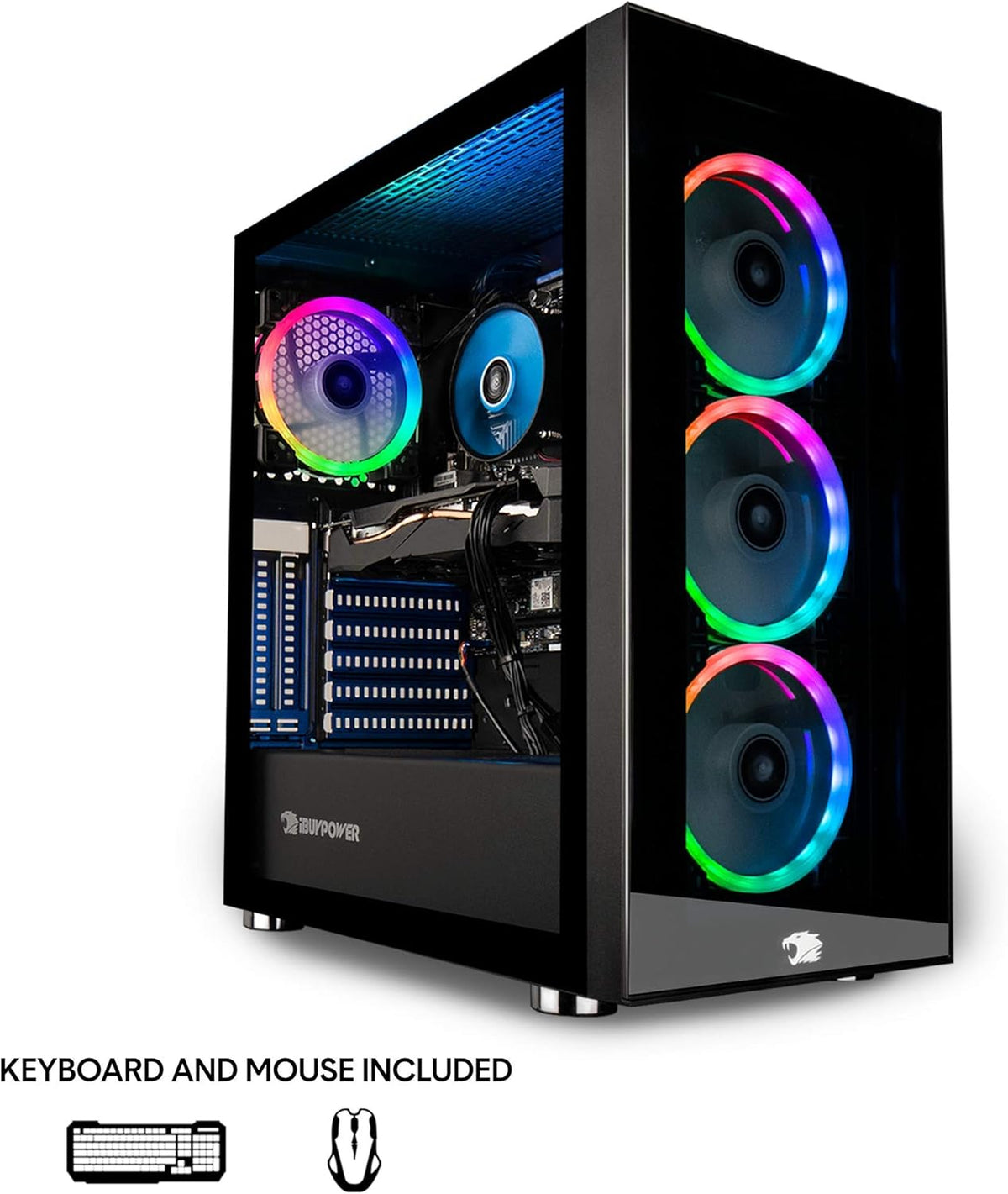 Element MR 202I Pro Gaming Desktop PC (Intel i7-11700F 2.5GHz, Nvidia GeForce GTX 1660 6GB, 16GB DDR4, 240GB SSD, 1TB HDD, Wi-Fi Ready, Windows 10 Home)