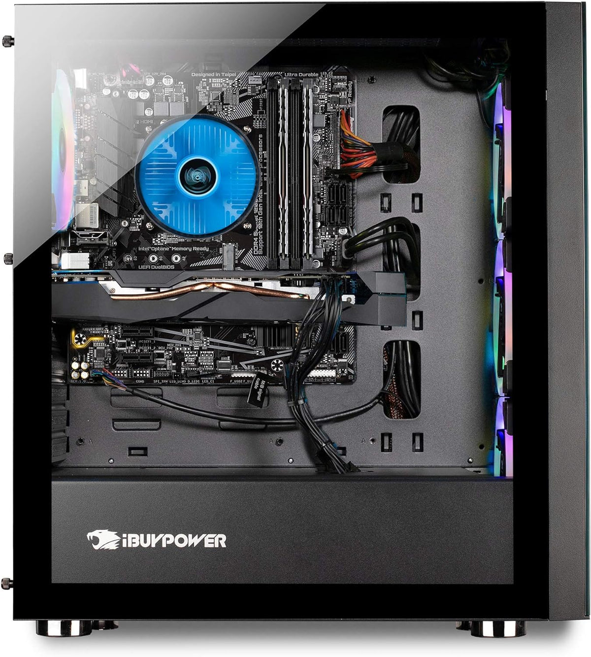 Element MR 202I Pro Gaming Desktop PC (Intel i7-11700F 2.5GHz, Nvidia GeForce GTX 1660 6GB, 16GB DDR4, 240GB SSD, 1TB HDD, Wi-Fi Ready, Windows 10 Home)